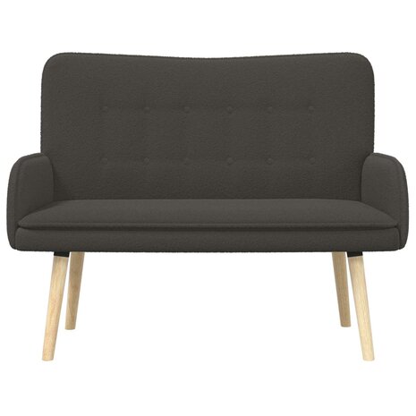2-Zits Sofa Donkergrijs 115 x 61 x 87 cm Boucl&eacute; 4