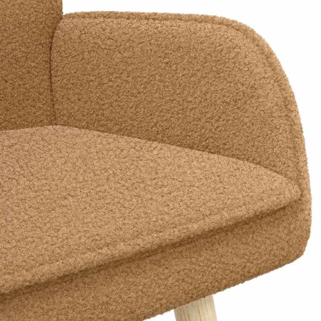2-Zits Sofa Beige 115 x 61 x 87 cm Boucl&eacute; 8
