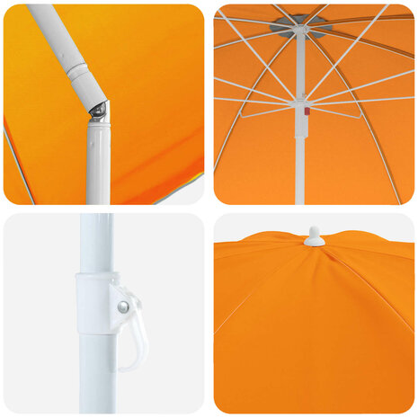Tuinparasol 160 cm 170T polyester Oranje 4