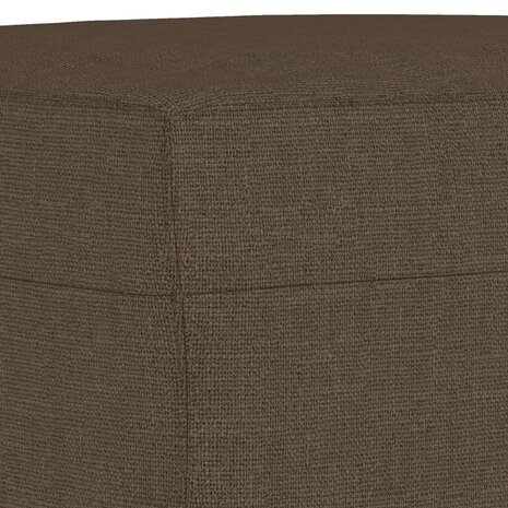Bankje 70x35x41 cm stof bruin 5