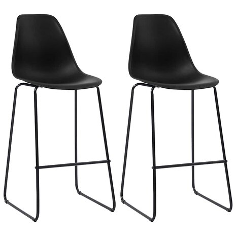 3-delige Barset kunststof zwart 5