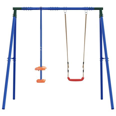 Buiten Schommelframe met Glijbaan voor tot 3 kinderen 4