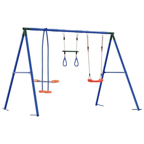 Buiten Schommelset Meerkleurig 263 x 185 x 185 cm Staal en PE 2