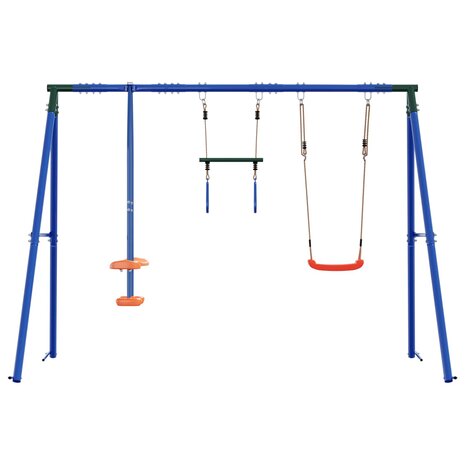 Buiten Schommelset Meerkleurig 263 x 185 x 185 cm Staal en PE 4