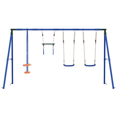 Buiten Schommelset Meerkleurig 330 x 185 x 185 cm Staal en PE 4