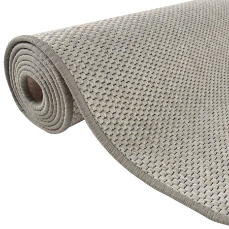 Tapijtloper 80x200 cm sisal-look platina 5