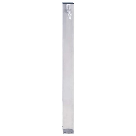 Waterzuil vierkant 80 cm roestvrij staal 2