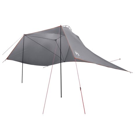Autotent Grijs en Oranje 350 x 250 cm Polyester en staal 2