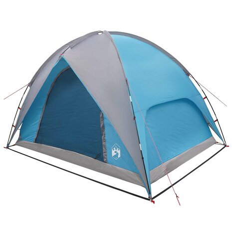 Camping Tent met Regenhoes Waterdicht Blauw 245 x 245 x 149 cm 4