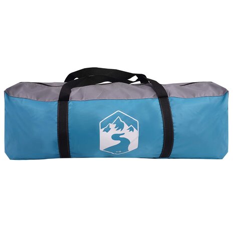 Camping Tent met Regenhoes Waterdicht Blauw 245 x 245 x 149 cm 10