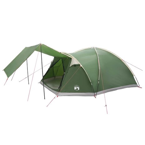 Huisje Tent met dak Groen 8-persoons Polyester en staal 2