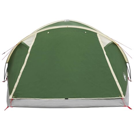 Huisje Tent met dak Groen 8-persoons Polyester en staal 4