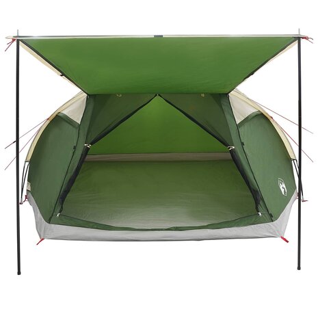 Huisje Tent met dak Groen 8-persoons Polyester en staal 5