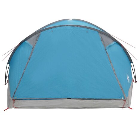 Huisje Tent met dak Blauw 8-persoons Polyester en staal 4