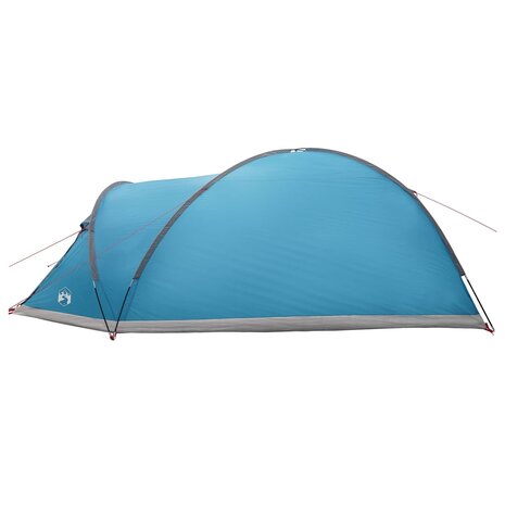 Huisje Tent met dak Blauw 8-persoons Polyester en staal 6