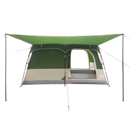 Gezinstent met dak Groen 320 x 210 x 180 cm Polyester 4