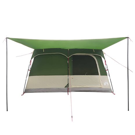 Gezinstent met dak Groen 380 x 260 x 190 cm Polyester 5