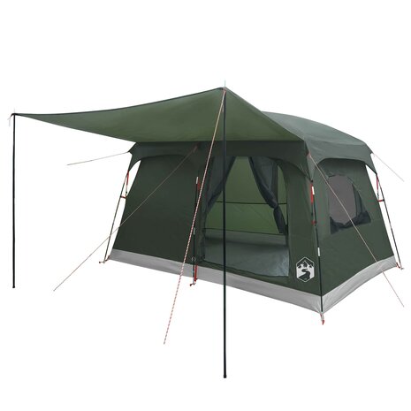 Gezinstent met dak Legergroen 380 x 260 x 190 cm Polyester 2