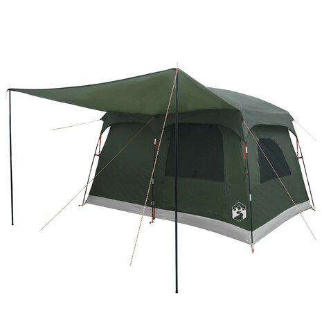 Gezinstent met dak Legergroen 380 x 260 x 190 cm Polyester 3