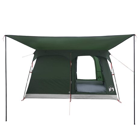 Gezinstent met dak Legergroen 380 x 260 x 190 cm Polyester 4