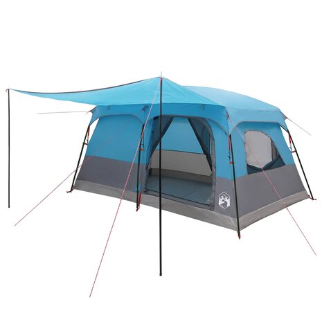 Gezinstent met dak Blauw 420 x 305 x 200 cm Polyester en staal 2