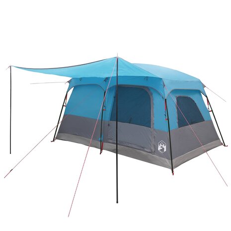 Gezinstent met dak Blauw 420 x 305 x 200 cm Polyester en staal 3