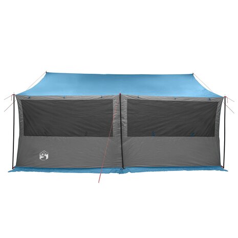 Gezinstent met dak Blauw 450 x 400 x 265 cm Polyester en staal 7