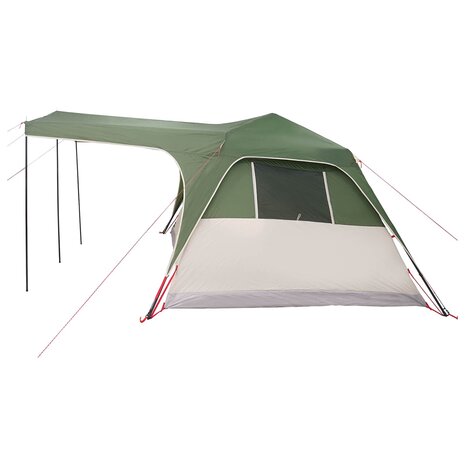 Gezinstent met dak Groen 305 x 275 x 190 cm Polyester en staal 6