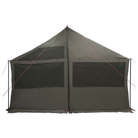 Gezinstent Bruin grijs 450 x 400 x 265 cm Polyester en staal 6