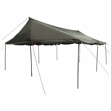 Gezinstent Bruin grijs 600 x 400 x 268 cm Polyester en staal 4