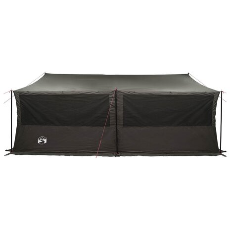 Gezinstent Bruin grijs 600 x 400 x 268 cm Polyester en staal 7