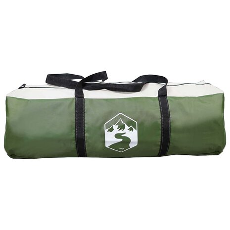 Tunneltent met dak Groen 8-persoons Polyester en staal 8