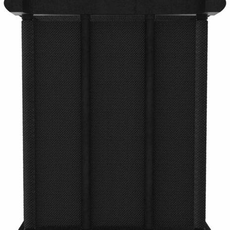 Kast met 12 vakken 103x30x141 cm stof zwart 5