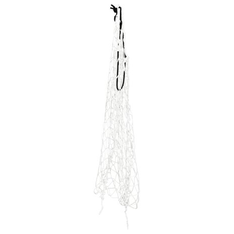 Hooinetten 2 st 75x50 cm rond polypropeen wit 4