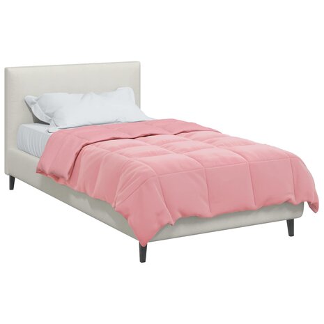 Zomer Dekbed Gekwilt Roze 140 x 200 cm Microfiber 3