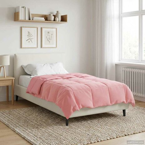 Zomer Dekbed Gekwilt Roze 140 x 200 cm Microfiber 4