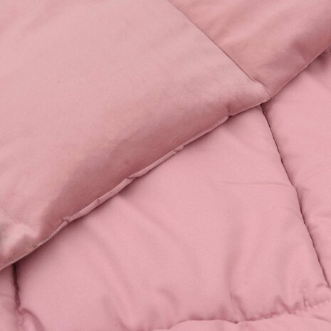 Zomer Dekbed Gekwilt Roze 140 x 200 cm Microfiber 5
