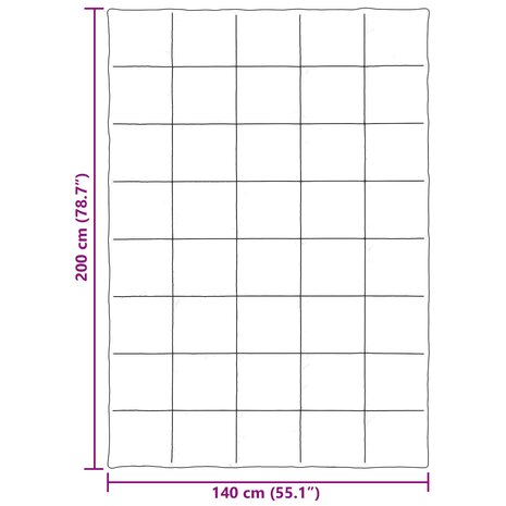 Zomer Dekbed Gekwilt Roze 140 x 200 cm Microfiber 10