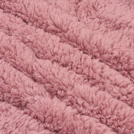 Zomer Dekbed Roze 140 x 220 cm Microfiber en Teddy fleece 6