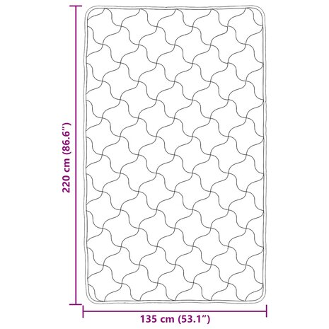 Vol jaar dekbed Cr&egrave;me 135 x 220 cm Microfiber en Teddy fleece 10