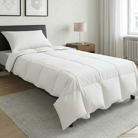 Zomer Dekbed Wit 135 x 200 cm Bamboe 1