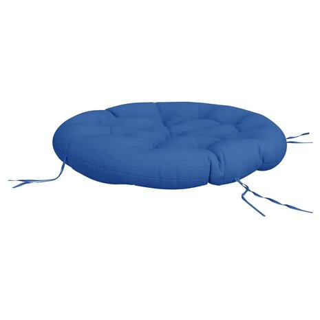 Zitkussen rond &Oslash; 100x11 cm oxford stof koningsblauw 4