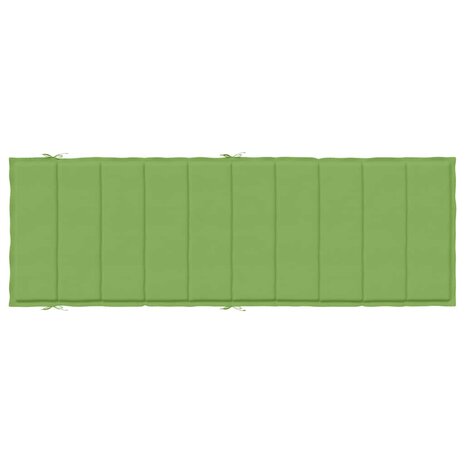 Ligbedkussen 186x58x4 cm stof gem&ecirc;leerd groen 6