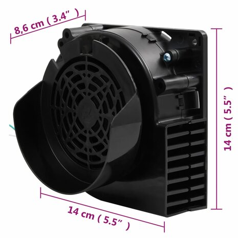 Lichtslinger met 110 LED's en ventilator 1100 cm 8