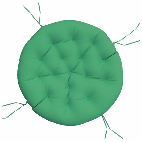 Zitkussen rond &Oslash; 100x11 cm oxford stof groen 2