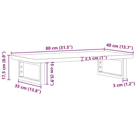 Badkamer wandschap staal en massief beukenhout 11