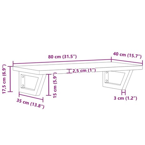 Badkamer wandschap staal en massief beukenhout 11
