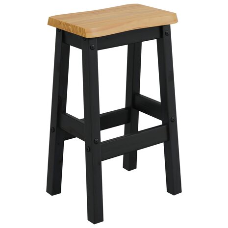 Hoge Barkruk EKAI 2 pcs Zwart 40 x 29 x 63 cm 3