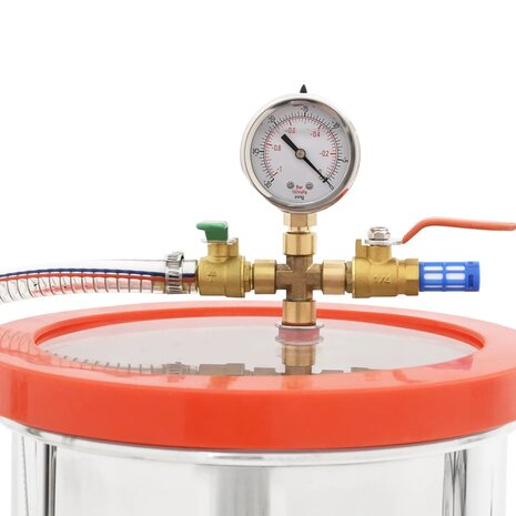 Vacu&uuml;mkamer met 1-traps vacuumpomp 7,4 L 9