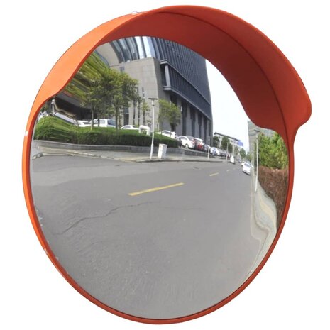 Verkeersspiegel voor buiten 45 cm PC-kunststof oranje 1